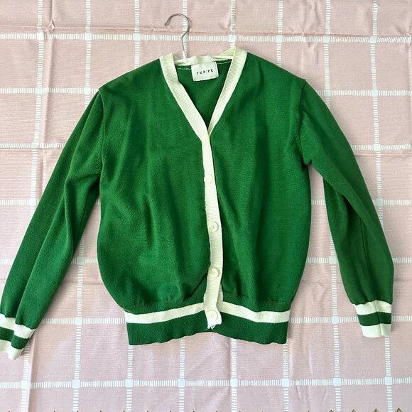 Color Cardigan Green - Picture 3 of 3